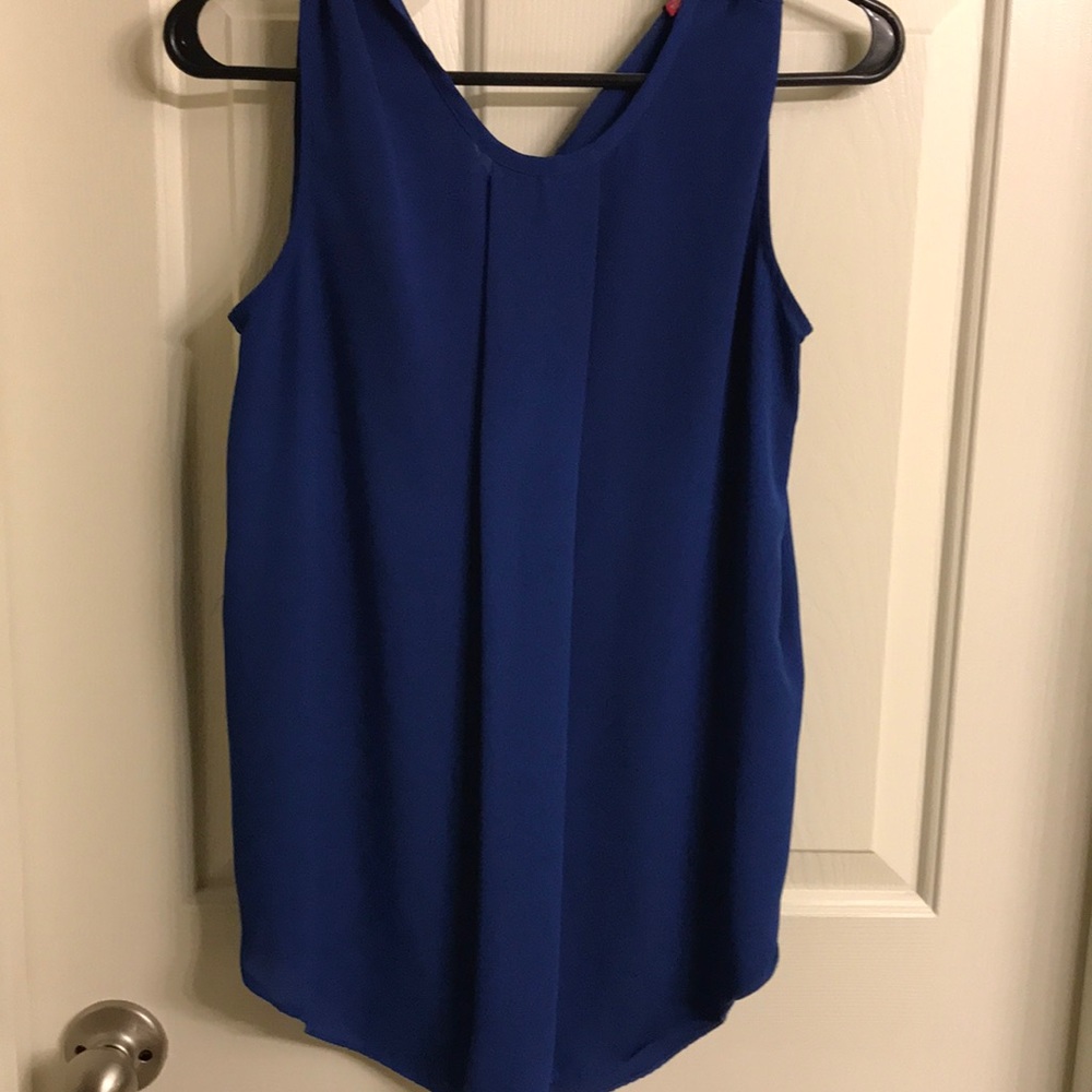 Royal blue dress top